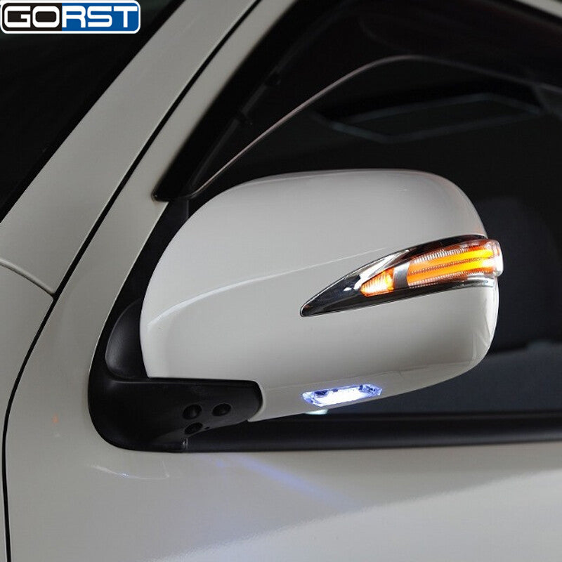Car Electric Reflector Rearview Mirror Exterior for Hiace With Led Light v
