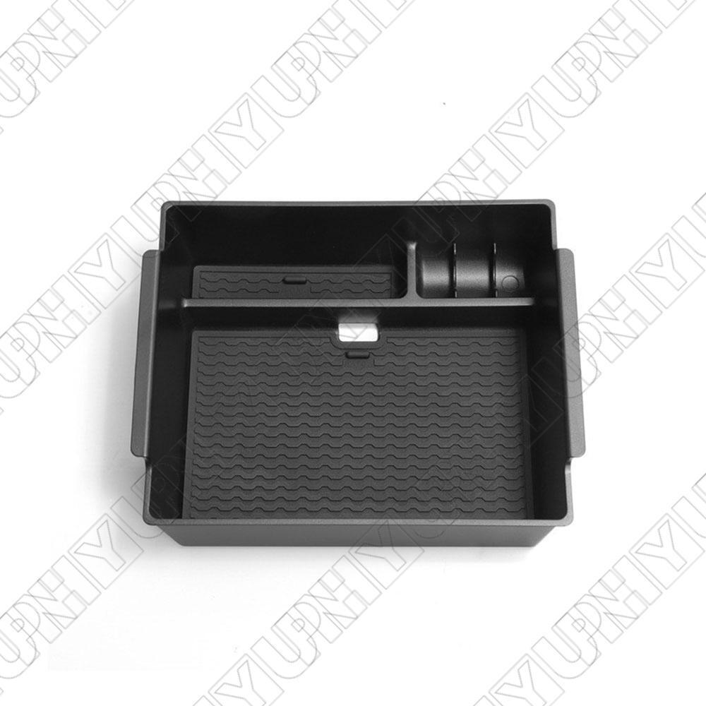 Fits For 2024-2025 for Mitsubishi Triton Storage Box Central Armrest Tray Black Q