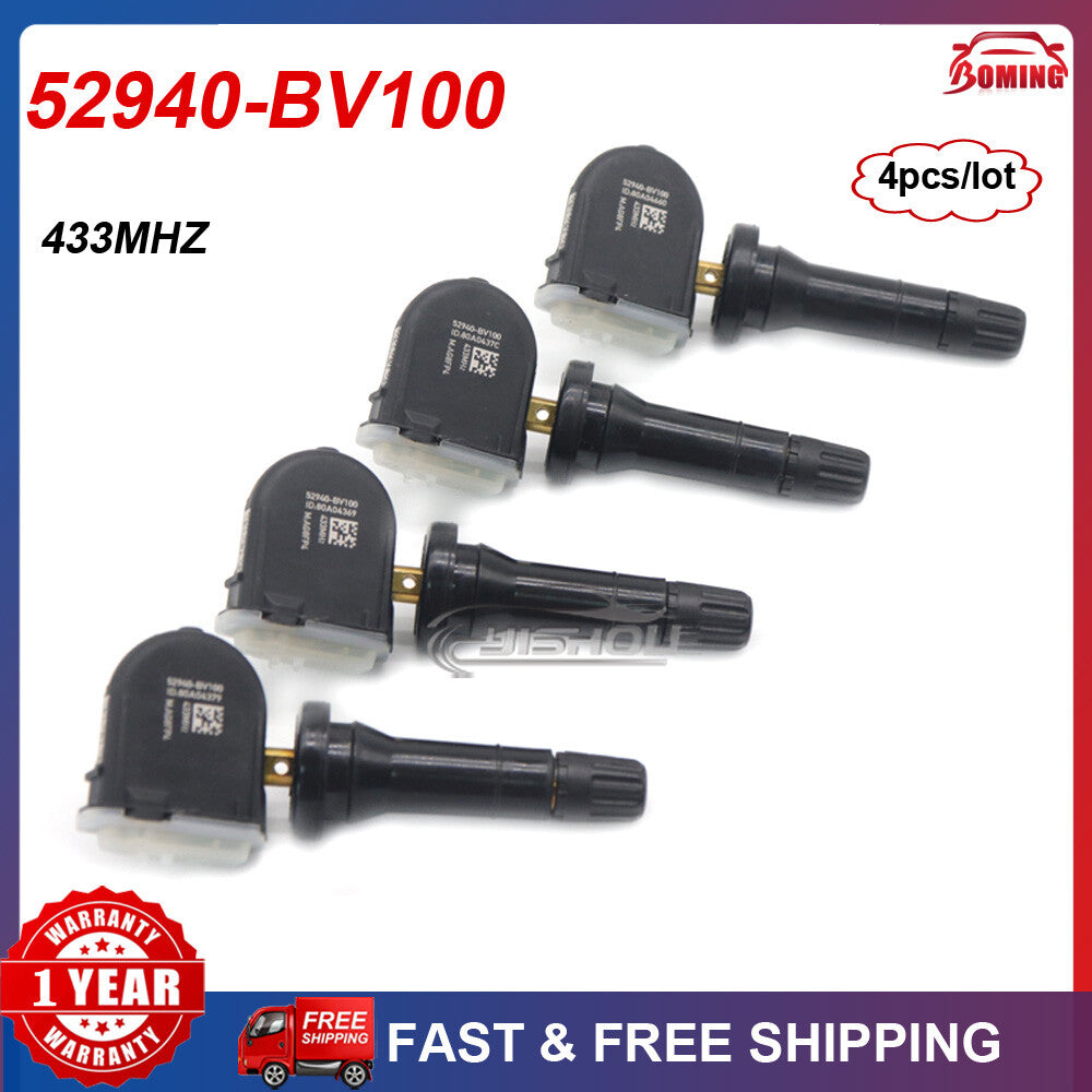 4 TPMS sensors 52940-BV100 suitable for 21-26 for Hyundai Creta H1 Van H100 for Tucson for Kia EV6
