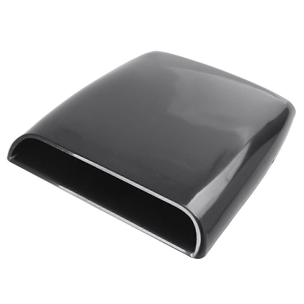 1x Black Universal Car Decorative Air Flow Intake Hood Scoop Vent Bonnet Cover