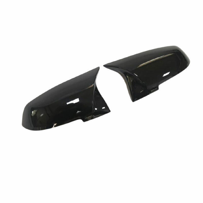 Fit for BMW X1 E84 2013-2015 ABS Black OX Horn Rear View Side Mirror Cover Trim