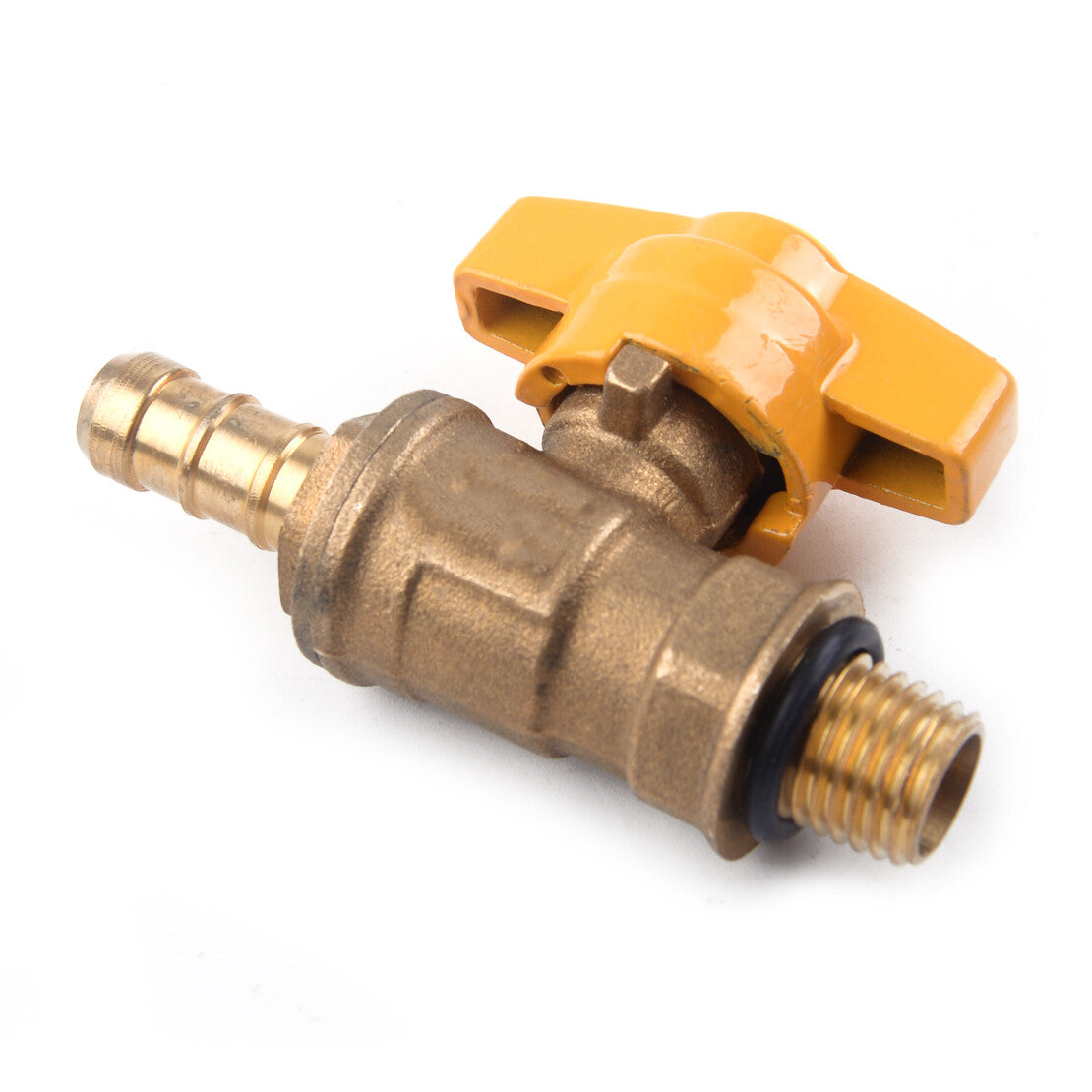 Truck brass quick drain valve M14-1.5 threaded with nipple, suitable for Chevrolet trucks. Q
