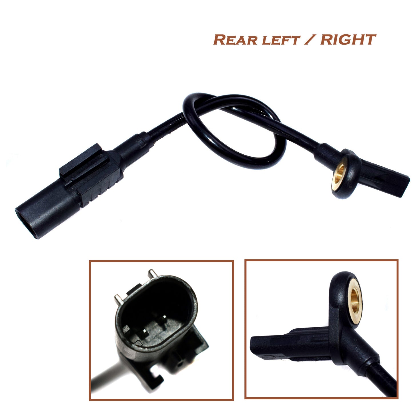Left Rear ABS Wheel Speed Sensor 1645400717 for Mercedes ML320/ML350 - Brand New n