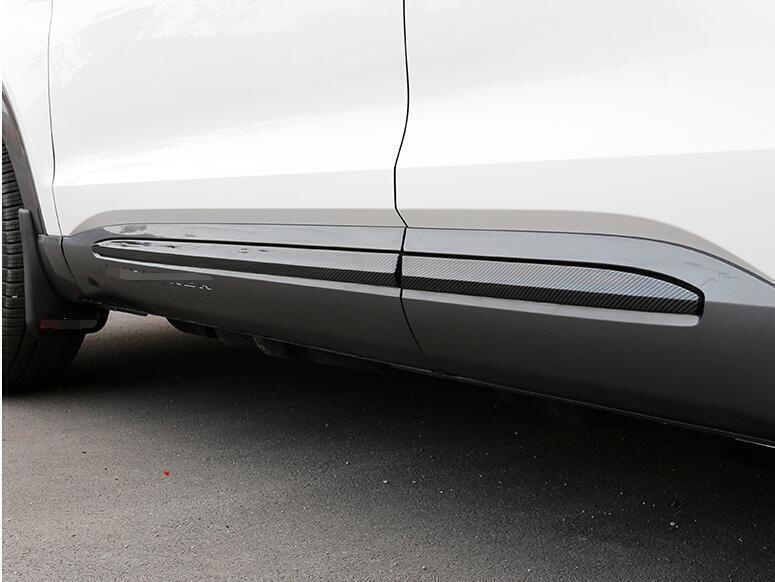 Side Door Body Guard Molding Cover Trims for Ford Explorer 2020-2023 Carbon ABS