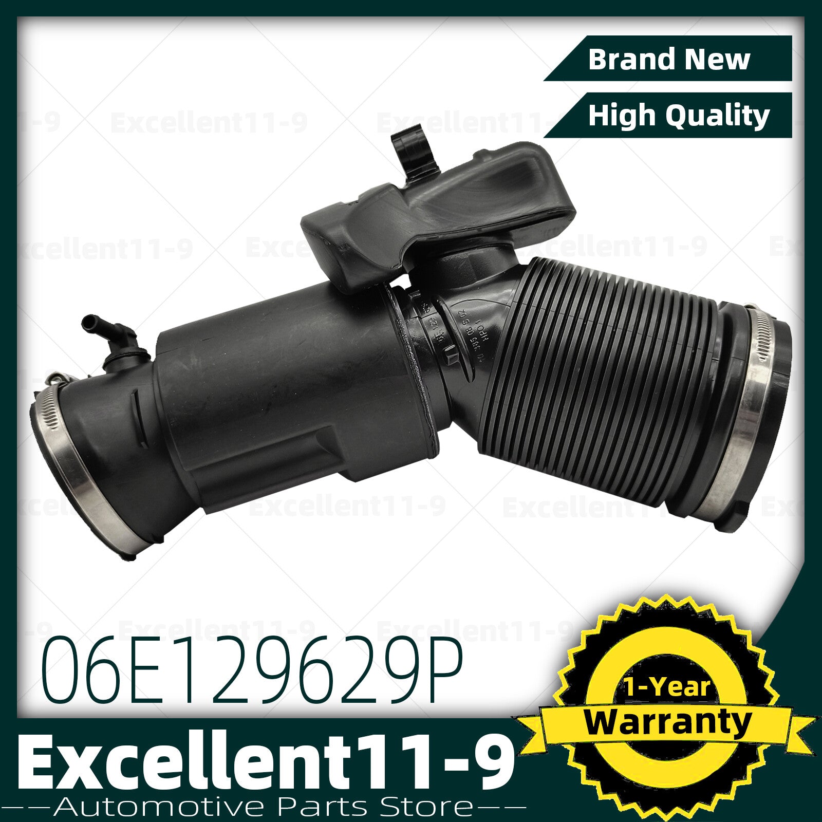 3.0T engine intake hose 06E129629P for Audi A6 Quattro 2009 - 2011 CCAA CAJA- n