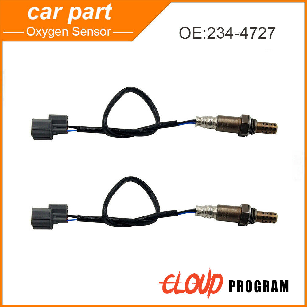 2pcs Oxygen Upstream+Downstream Sensor 1& 2 For 2000-2002 for Honda Accord V6-3.0L Q