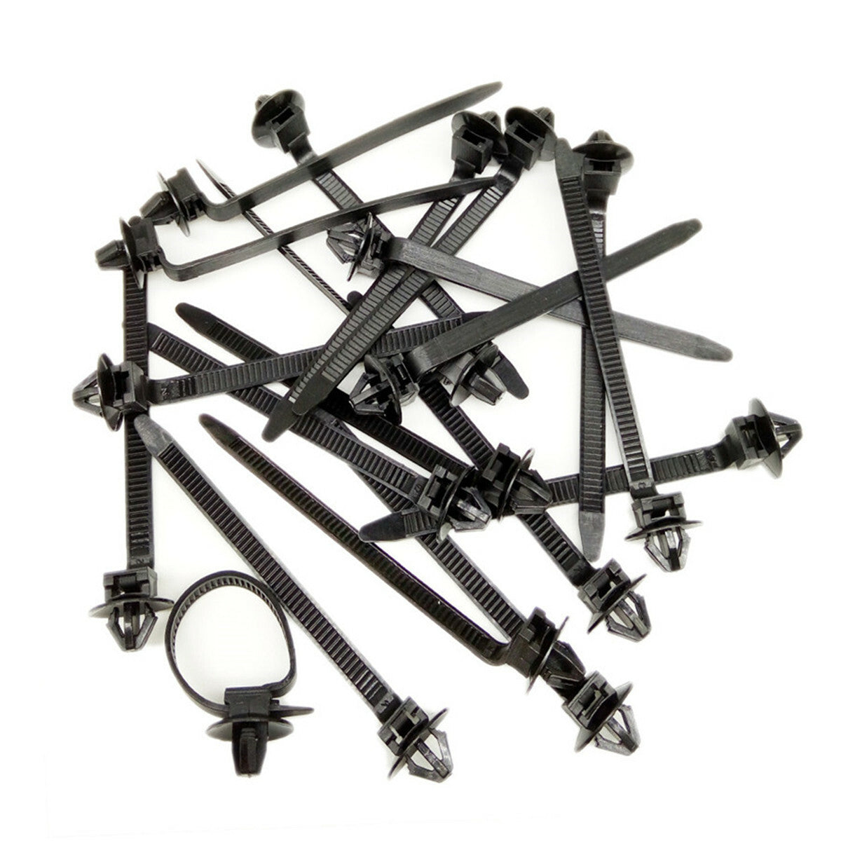 50x 3 inch Black Zip Strap Nylon Wire & Cable Zip Ties Nylon Tie Wraps Fastener