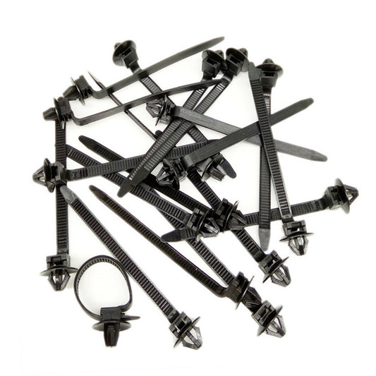 50x 3 inch Black Zip Strap Nylon Wire & Cable Zip Ties Nylon Tie Wraps Fastener