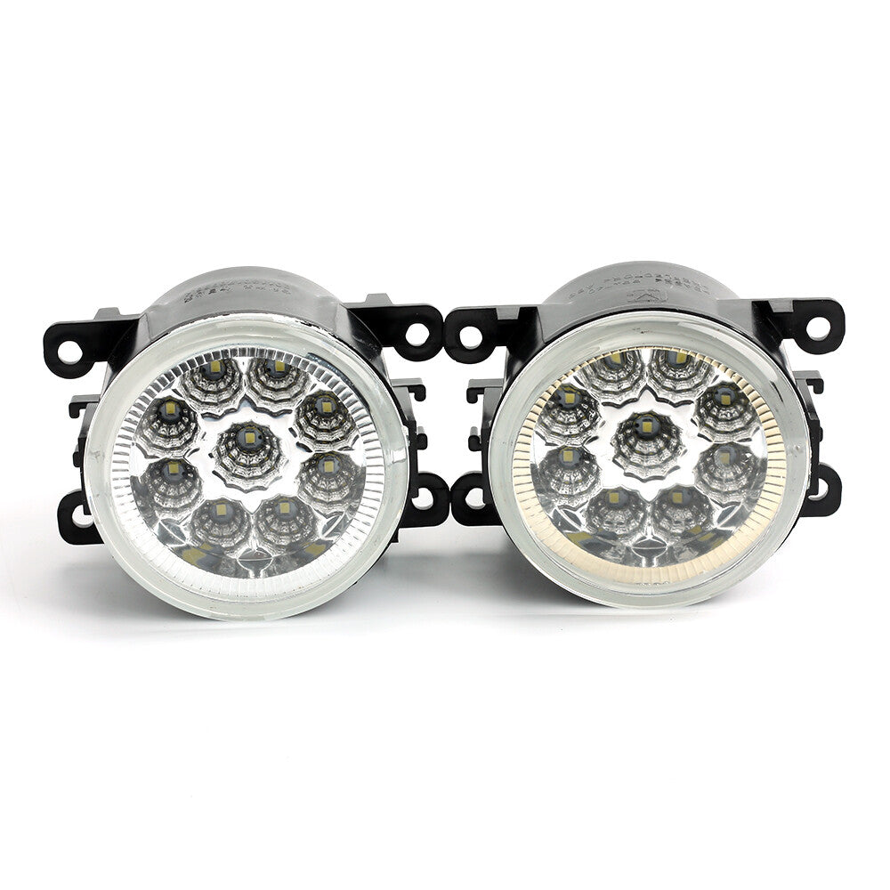 Pair of front fog lights and driving light LED bulbs for Ford right and left accessories