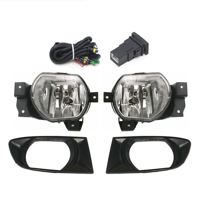 Suitable for Kia Rio RS 2002 03-06 Front bumper fog light cover with wire switch - Fog light