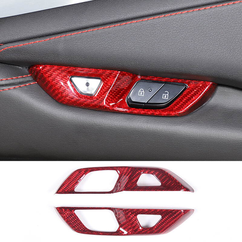 Silver Alloy Air Conditioning Switch Panel Cover Trim for Maverick 2022 - 2023- v