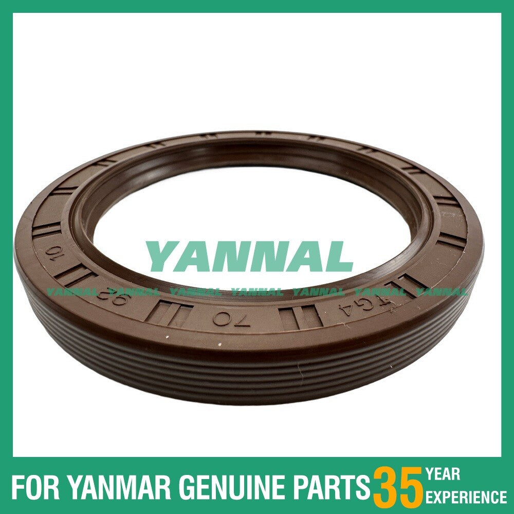S3L crankshaft rear oil seal is suitable for excavator engine parts.