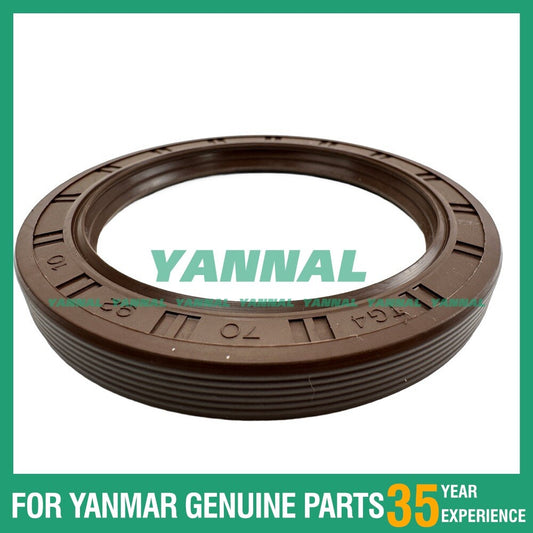 S3L crankshaft rear oil seal is suitable for excavator engine parts.