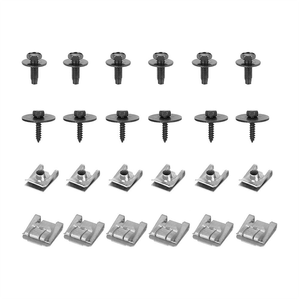 24x Car Under Engine Cover Undertray Fitting Clips for Mercedes C Class W203/204