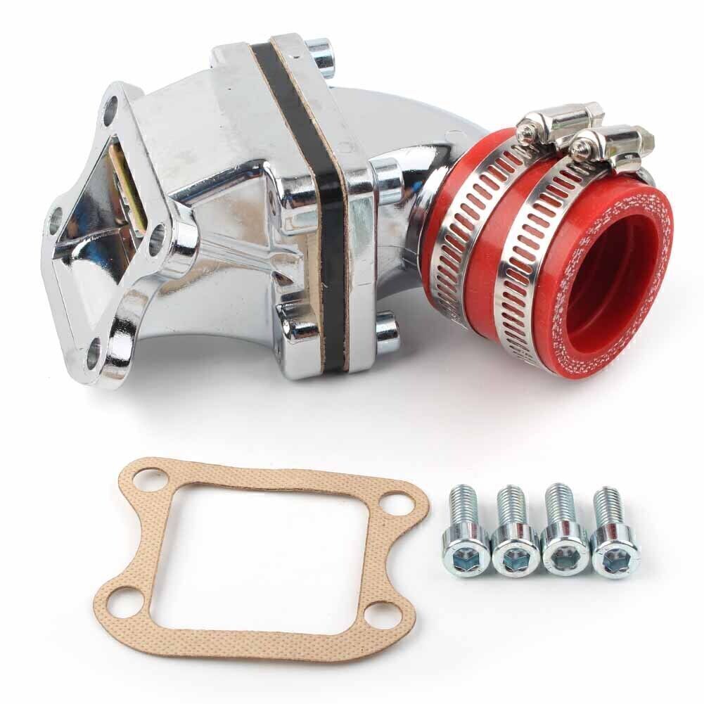 for Honda DIO 50 17 18 27 28 Period 35mm Carburetor Intake Interface Valve Red Q