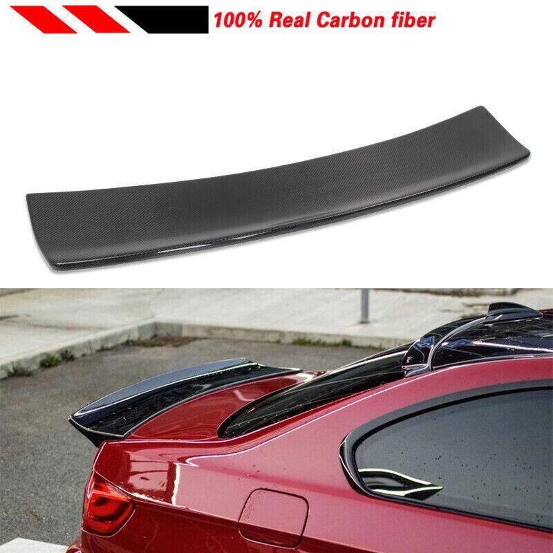 Carbon fiber rear trunk boiler lip for BMW 3 Series E92 Coupe M3 2006-2013