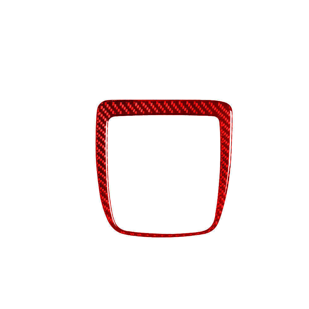 Red Carbon Fiber Interior Gear Shift Frame Cover Trim for Lexus RX300 1998-2003