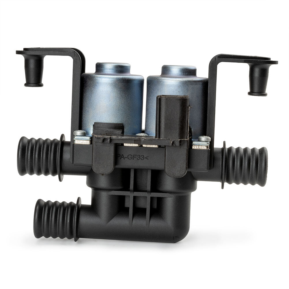 Heater control valve with dual solenoid valves suitable for E39, E53, X5, M5, 545i, 745i, 64116906652- n