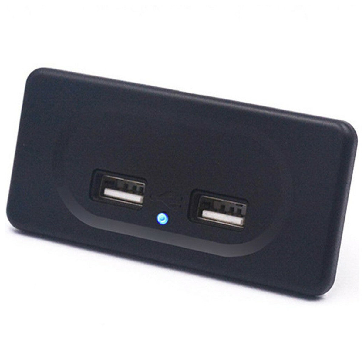 Car Phone Tablet Fast USB for Charger Socket Power Outlet Adapter Blue LED Indicator