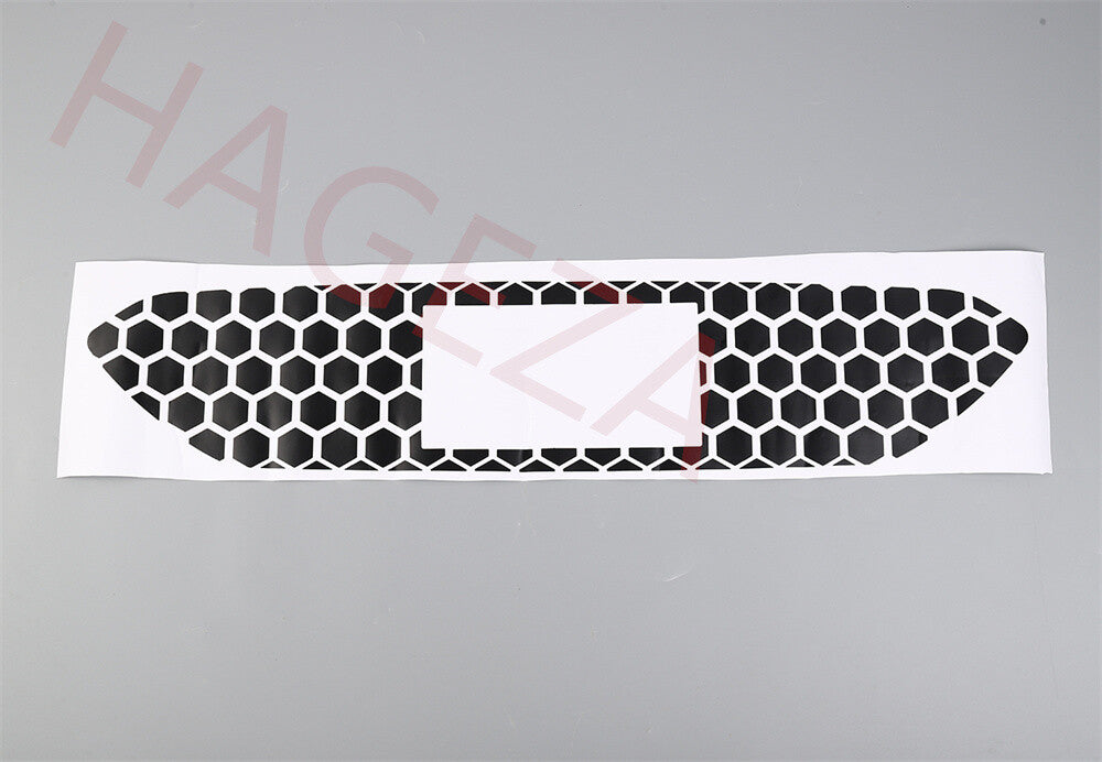 PVC Black Rear License Plate Decal Sticker Cover Fit for Ford for Mustang 2015-2023