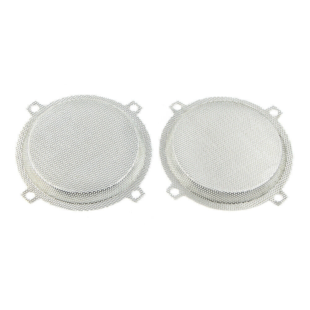 Front Mesh Speaker Grills Cover Punched for Harley Touring Electra Glide FLHTC Q