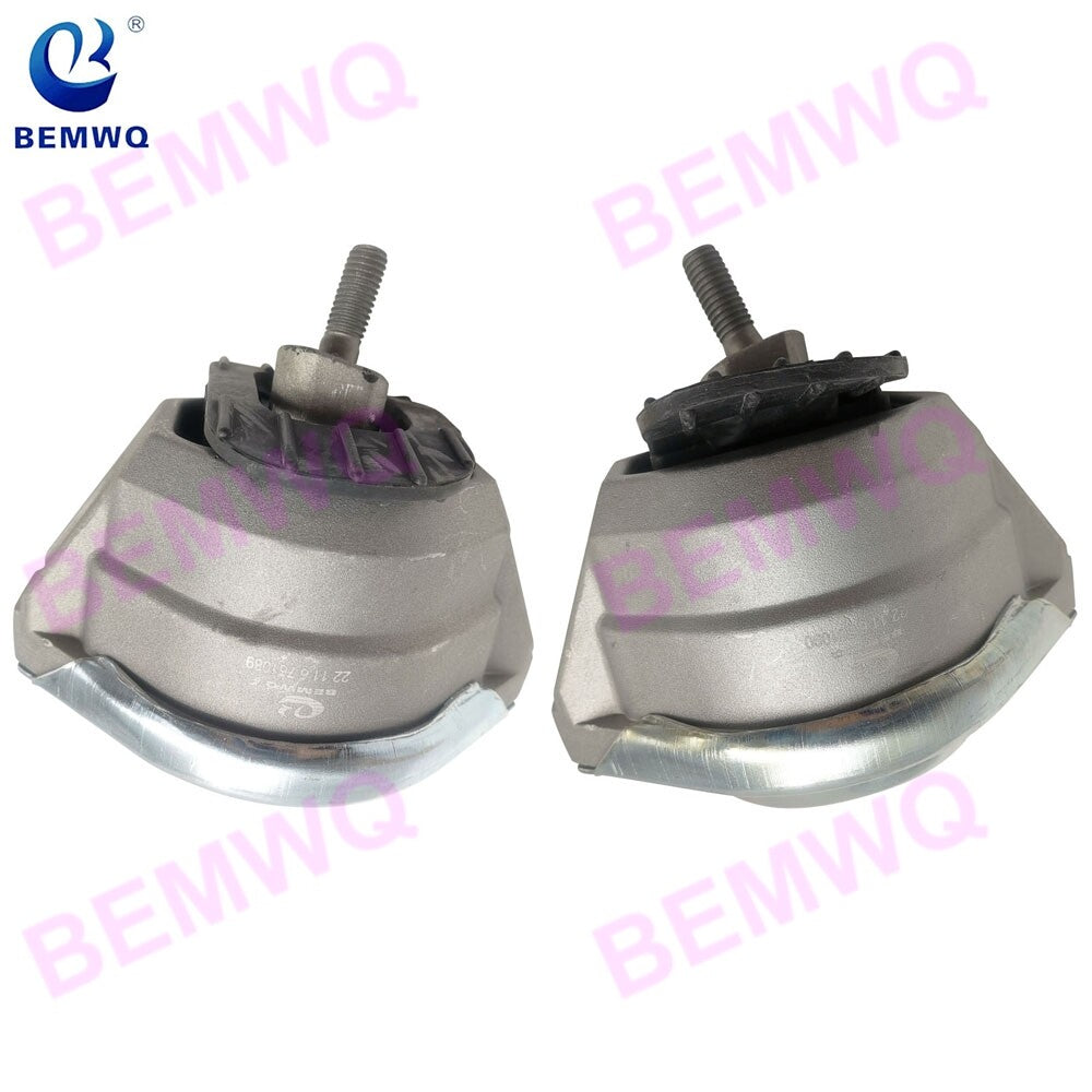Two engine mounting brackets, left and right, suitable for E60 528i 530i 535i 2116761089- n