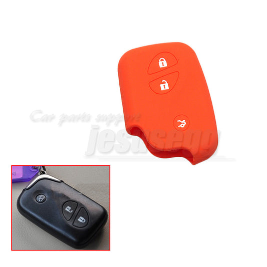 Orange Silicone Key Case Cover Fob for Lexus GS300 GS350 GS430 GS450h RX330 Q