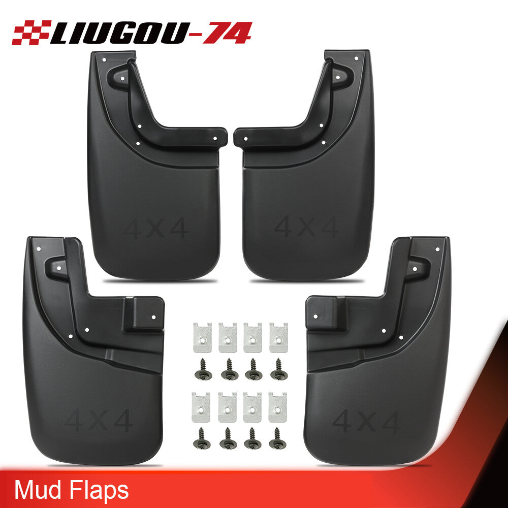 Package mudguard splash guard mudguard front+rear U suitable for 2005-15 Tacoma- v