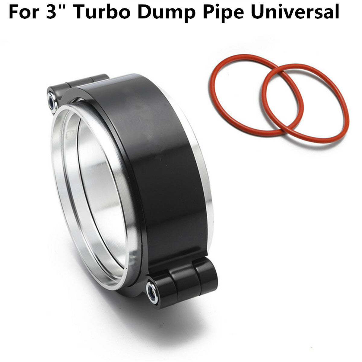 Exhaust V-band flange assembly anodizing suitable for 3-inch turbine dump general purpose - n
