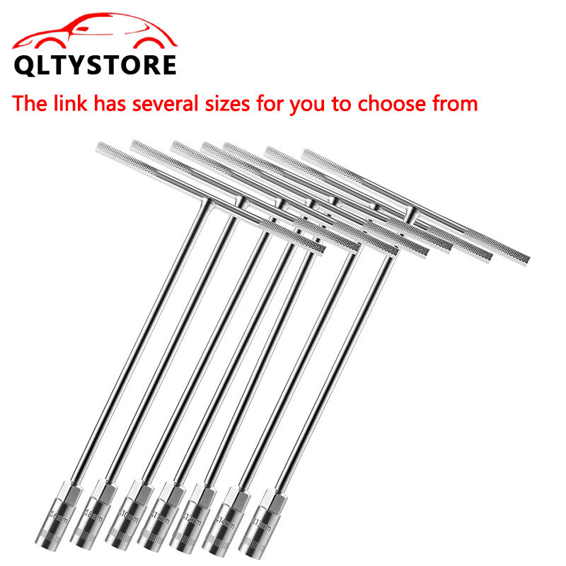1Pc Metric T-Handle T Handle Socket Wrench Tool Set 6mm-19mm For Car Motorcycle Q