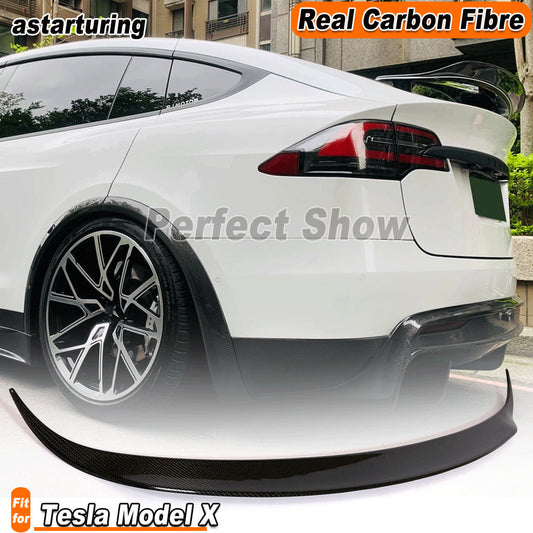 Fit for Tesla Model X Sedan 2016-2023 REAL Carbon Rear Wing Boot Trunk Spoiler