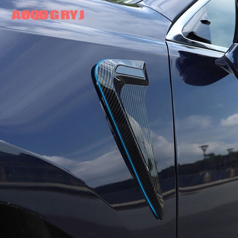 Carbon Fiber Look for Lexus ES350 300H 2019-2022 Side Fender Wing Cover Trim 2pc