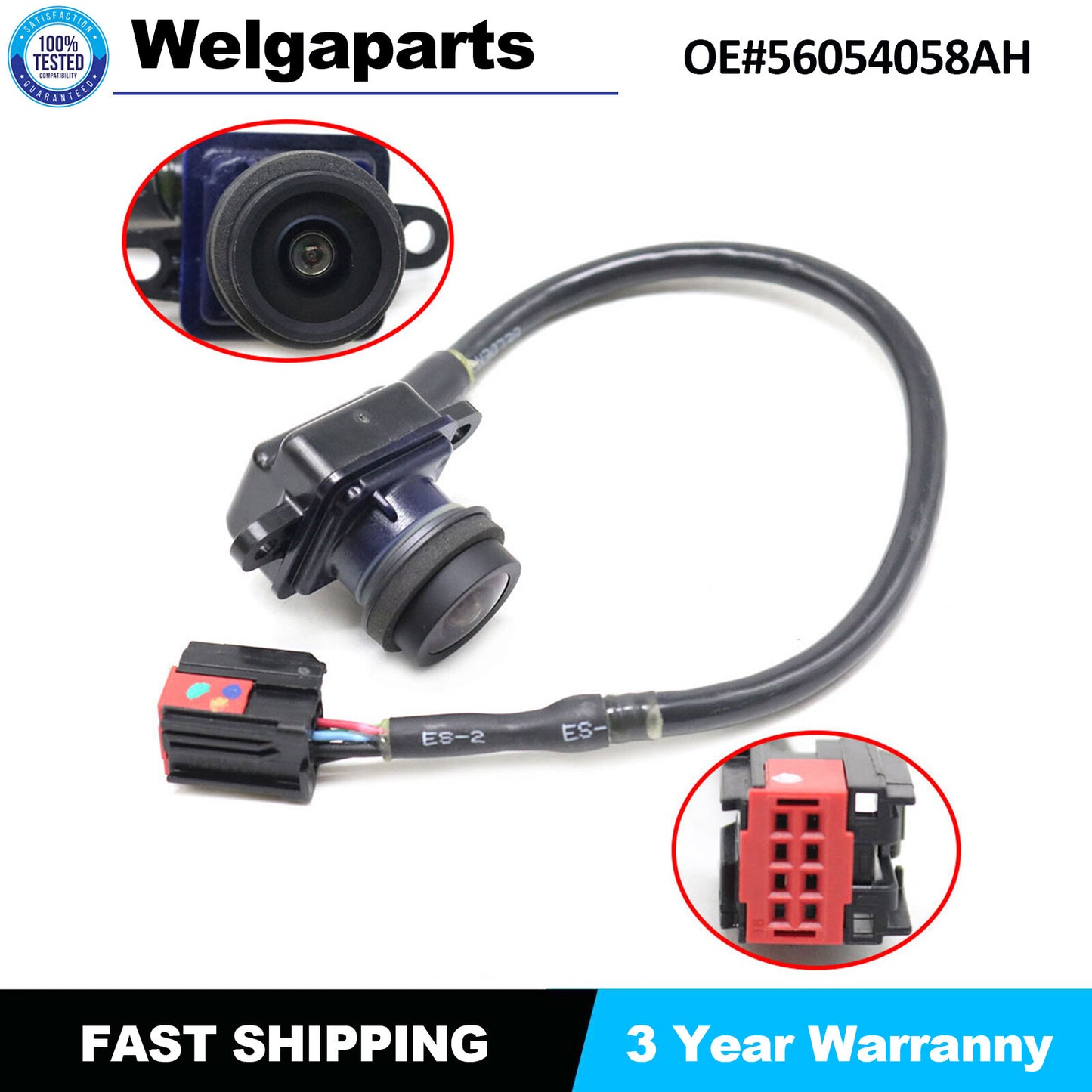 Rear View Backup Camera 56054058AH Fit For 2011-2014 for Chrysler 300 for Dodge Charger