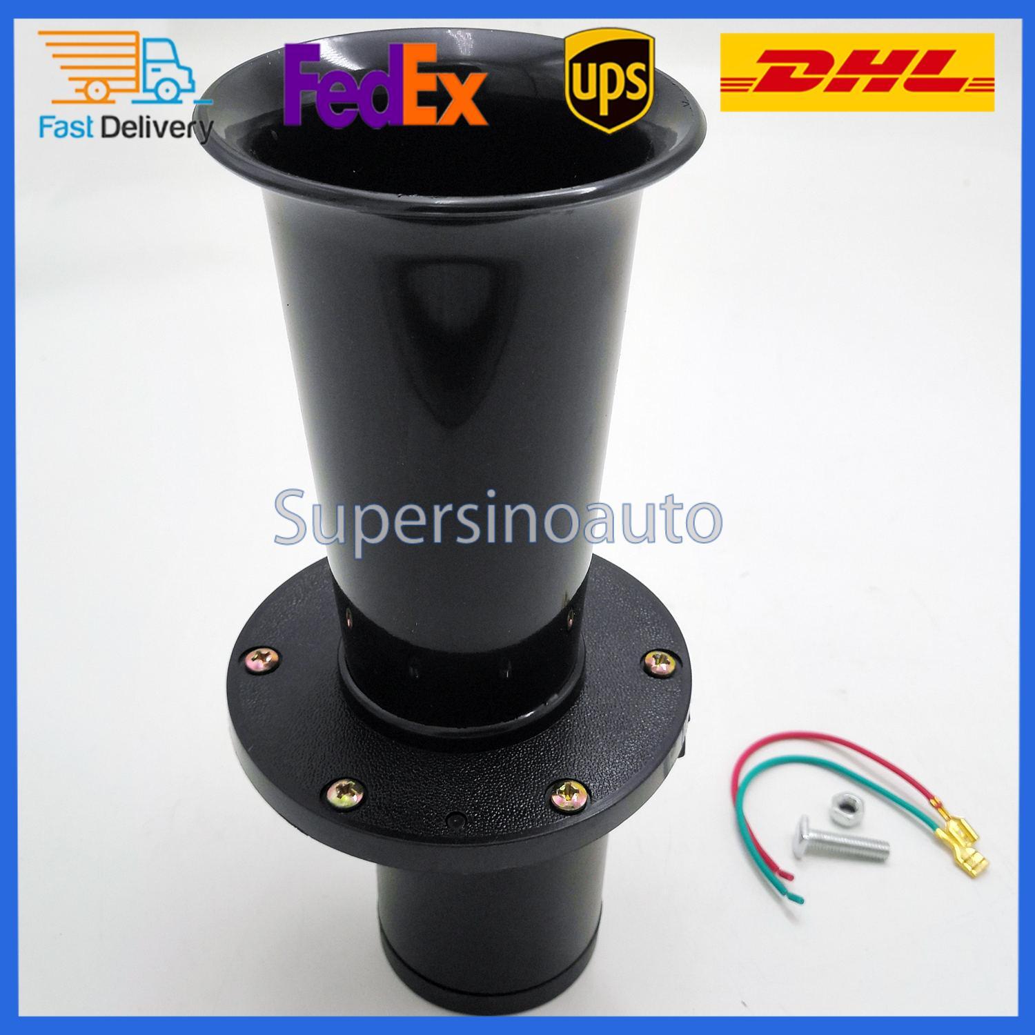 12V 300DB Fits For CAR/TRUCK AIR HORN BLACK ANTIQUE VINTAGE CLASSIC OLD