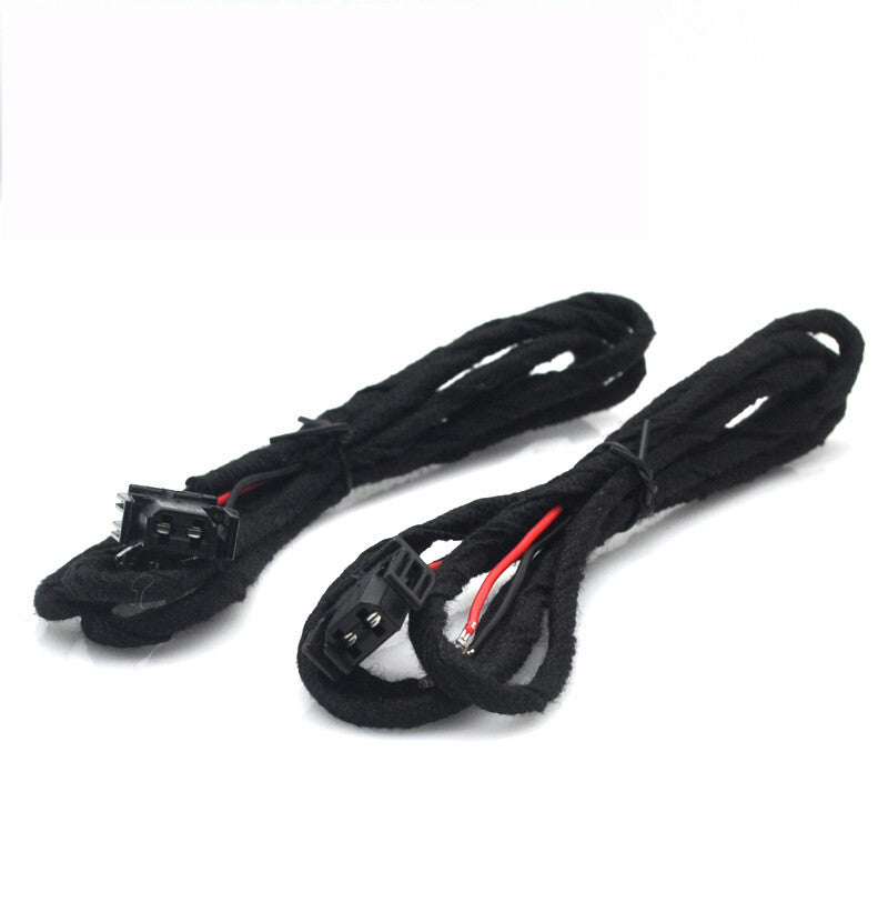 2x Retrofit Door waring light Cable harness for Audi A4 B8 A6 A3 8p 8v A7 for A8 q5 v