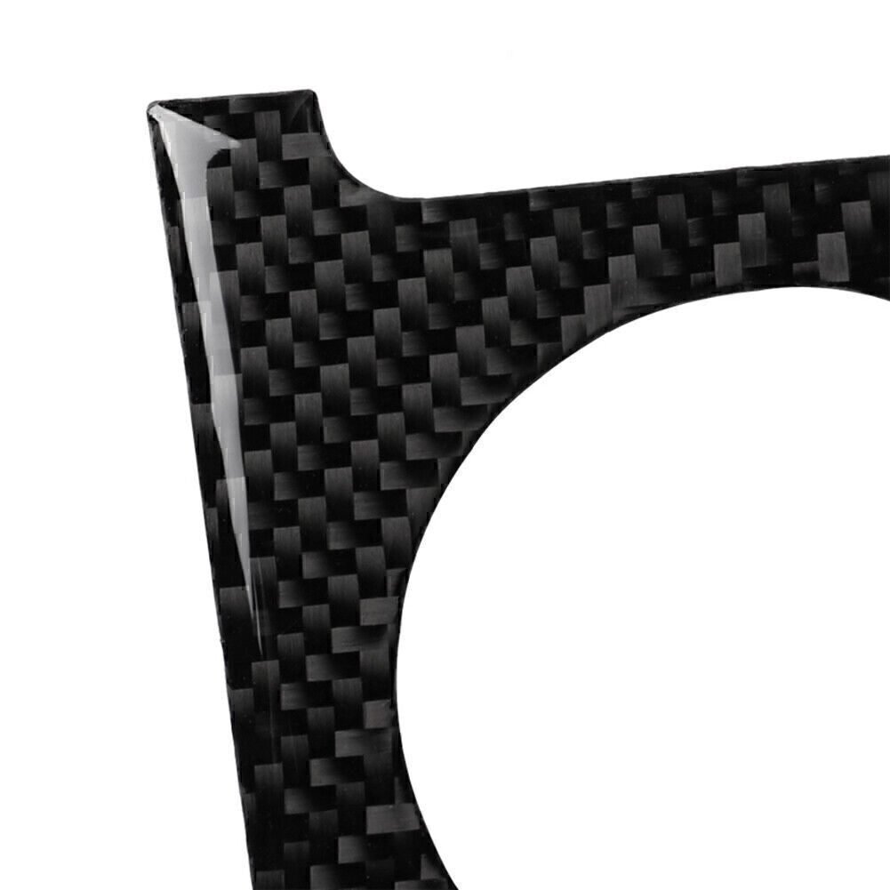 Carbon Fiber Central Console Dashboard Knob Cover Trim for Nissan 350z 2003-2009