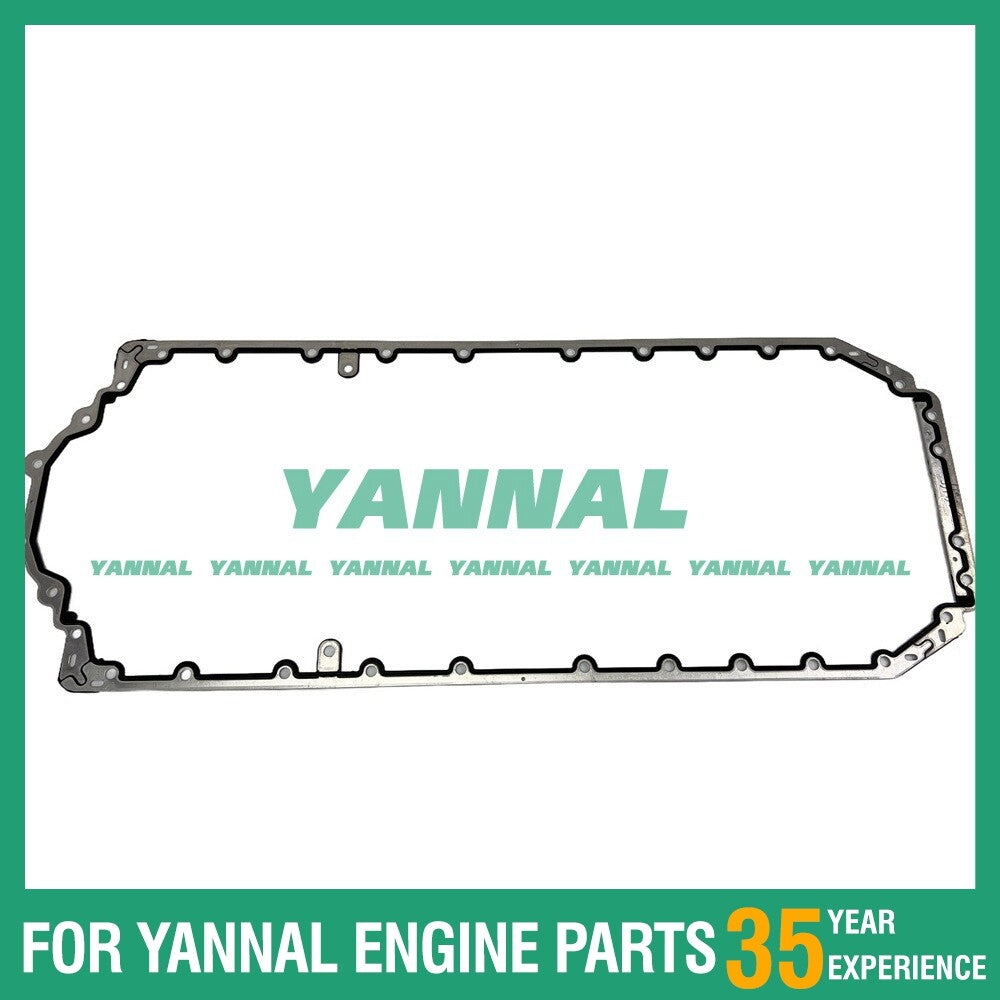 Oil pan gasket compatible with Caterpillar C6.6 engine diesel parts - highest quality.