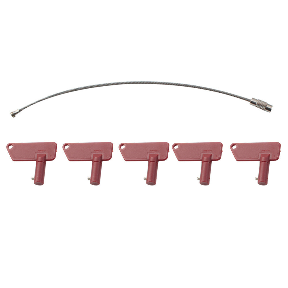 MS634212 Ignition Key 5PCS for Terex Battery Disconnect Isolator Q