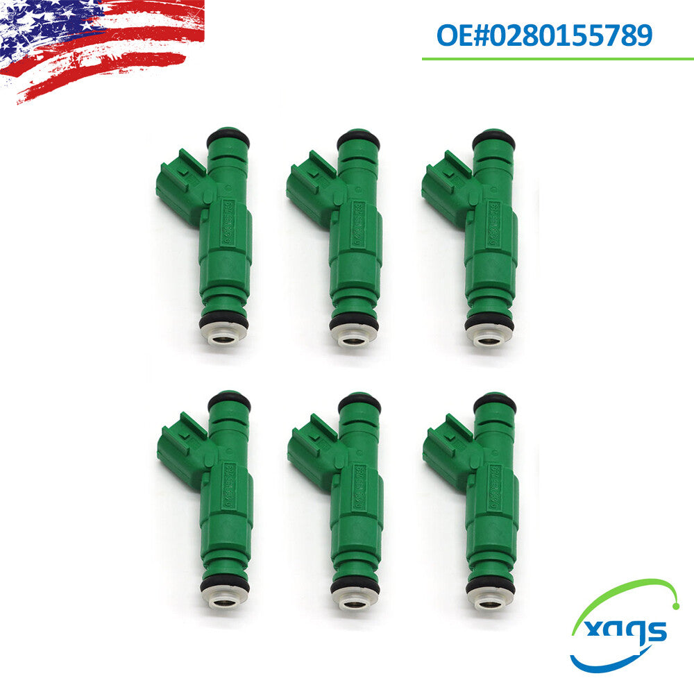 6PCS for Mustang Windstar for Dodge for Chevrolet 0280155789 Fuel Injectors 53030778
