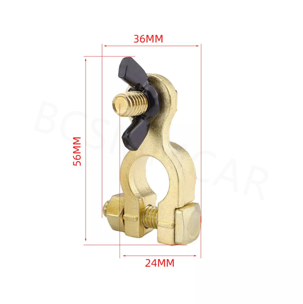 Battery Terminal Connector Top Post End Clamps Set Accessories For Car Marine
