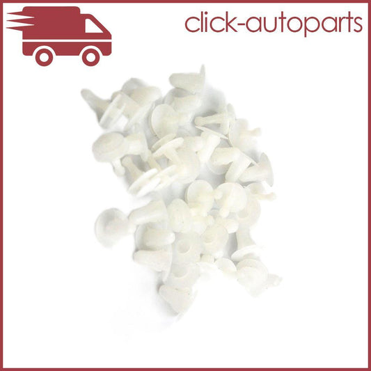 30pcs Car Door Trim Panel Retainer Clips Fit for Toyota for Mazda for Isuzu White Q