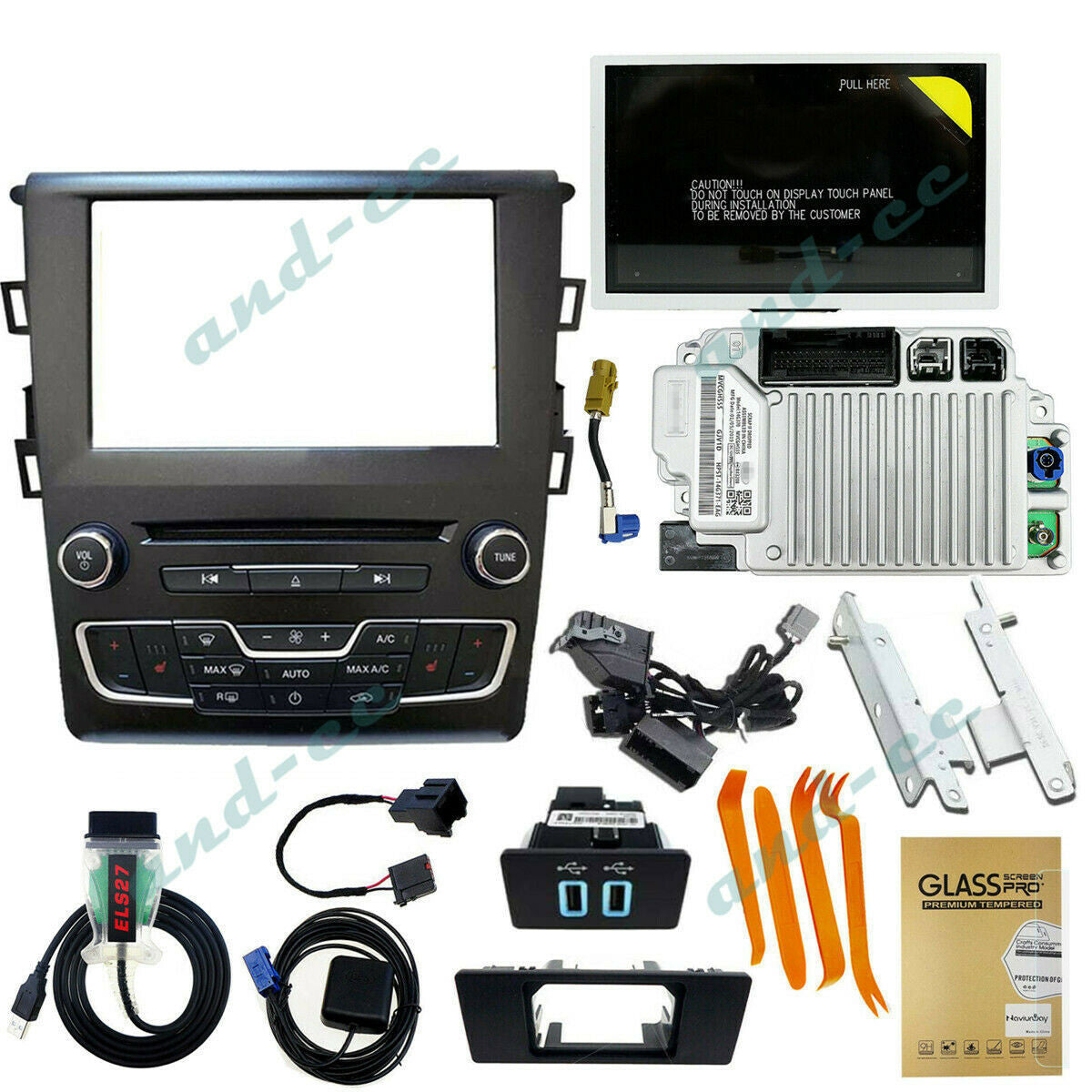 4 to 8 2013-2018 SYNC 3 Fit for Ford Fusion MFT 3.4V Carplay APIM
