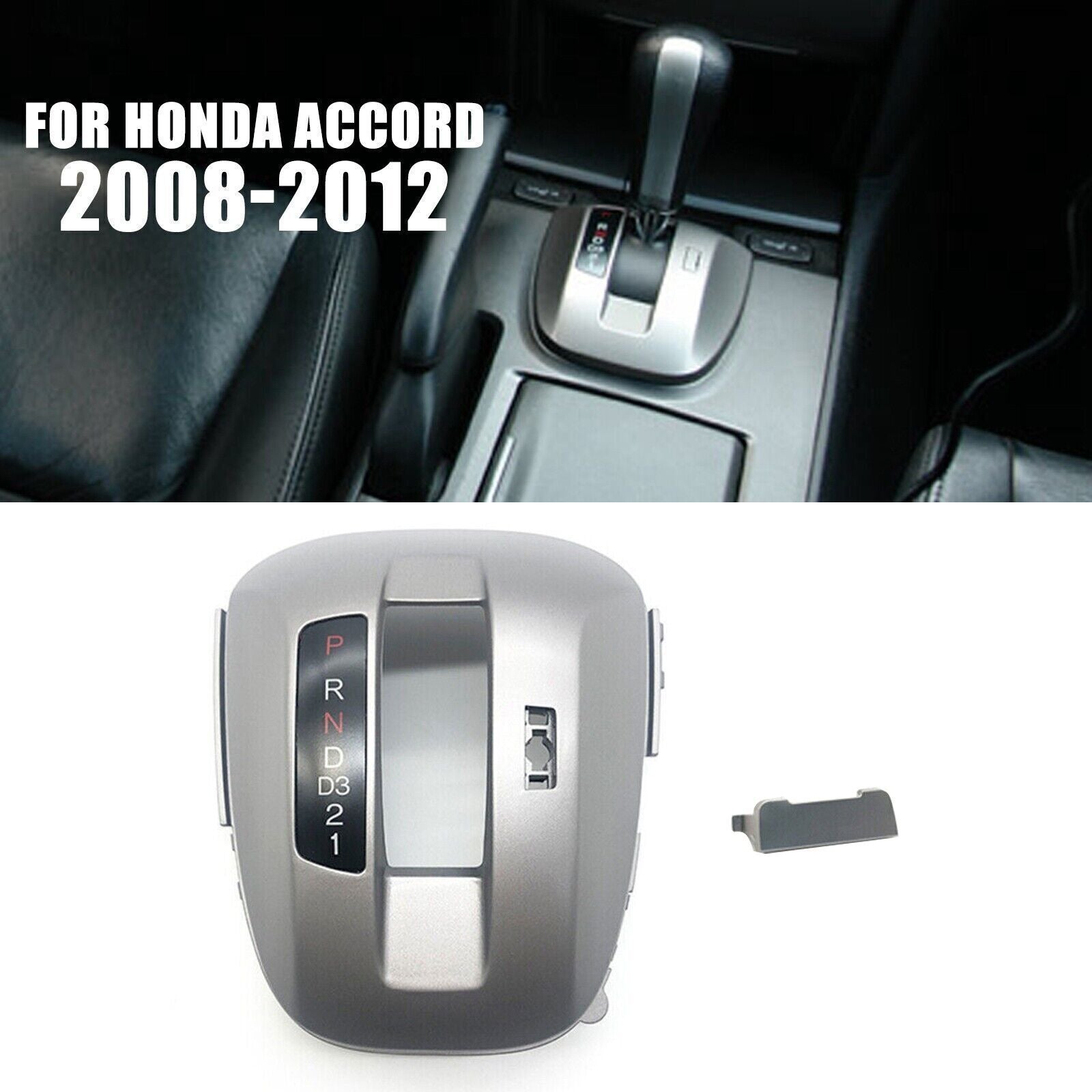 Replacement for Honda Accord 2008-2012 Center Console Shifter Trim Plate Cover