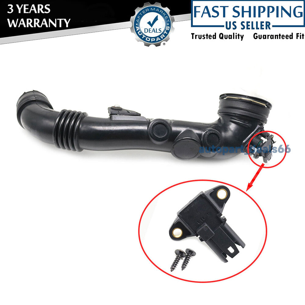 Air Intake Pipe Intercooler Hose Black for BMW 135i 335i 13717599294 13717615026 Q