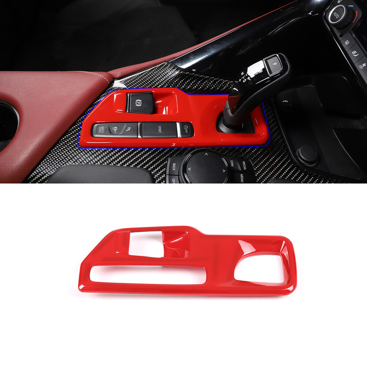 Two-piece set of black alloy side panel covers for Mercedes-Benz G-Class 2004-2018.