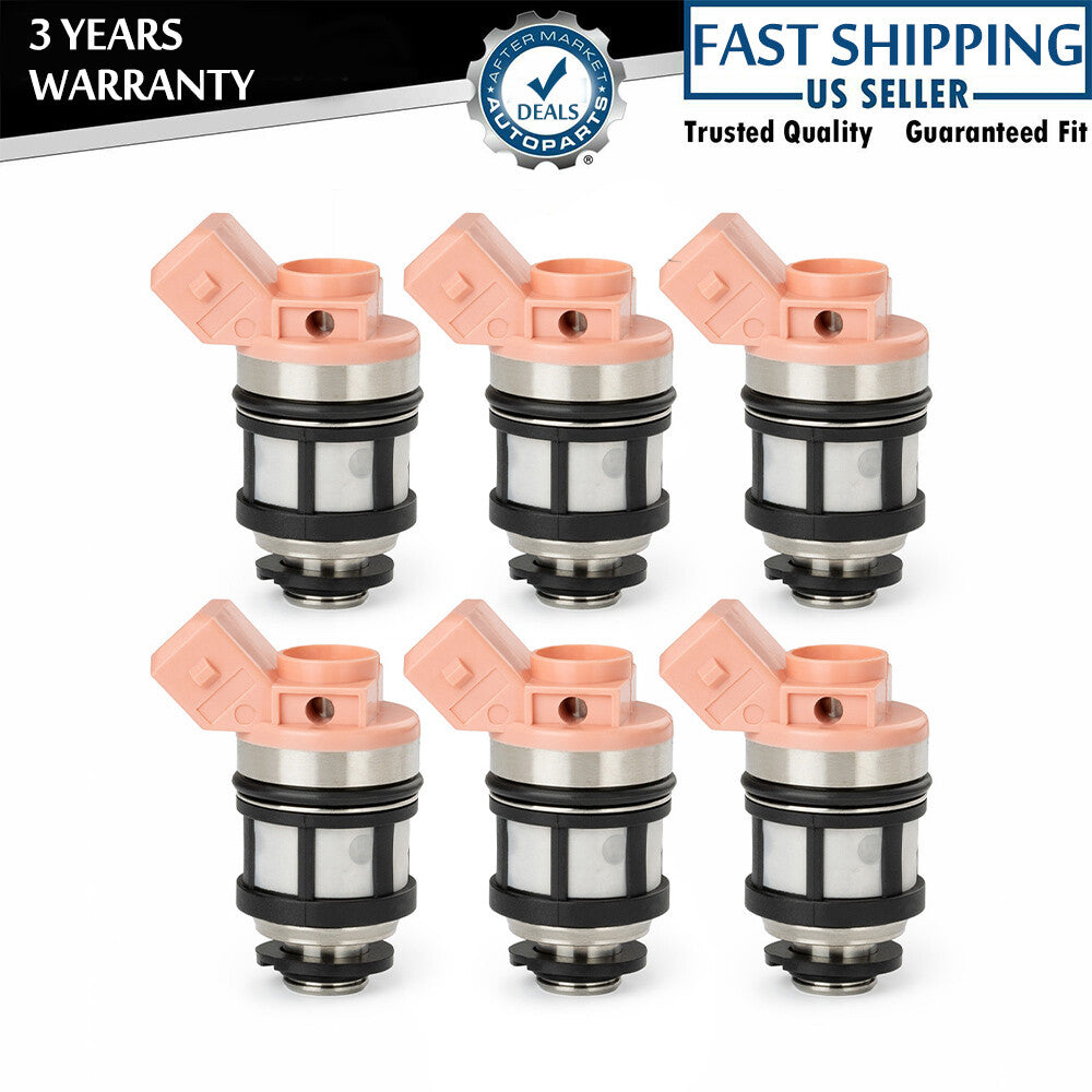 6X Fuel Injector for Nissan Pathfinder Quest D21 Pickup for Mercury 3.0L 16600-88G10