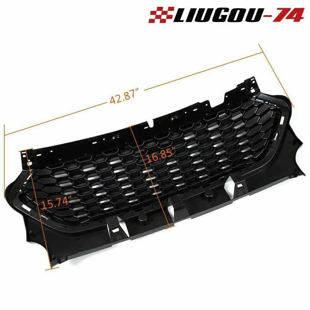 Suitable for Escape Kuga front grill smooth Upper Honeycomb Grille 2017 2018 - v