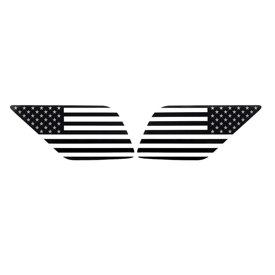 1 Pair US American Flag Stickers Rear Window Decals for Toyota for 4Runner 2003-2009