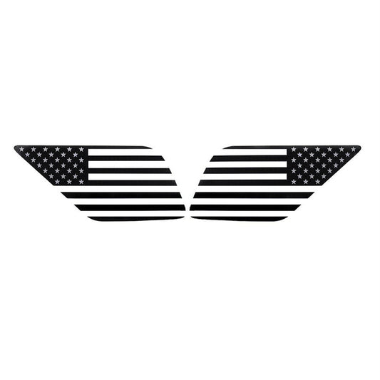 1 Pair US American Flag Stickers Rear Window Decals for Toyota for 4Runner 2003-2009