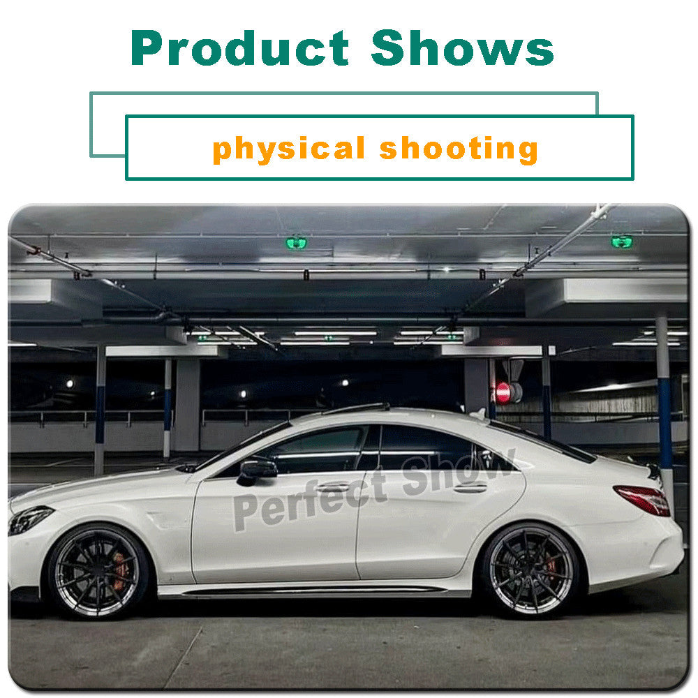 Fit for Mercedes-Benz W218 C218 Sport CLS63 Carbon Side Skirt Extension Lip